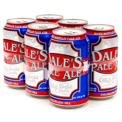 Product OSCAR BLUES DALE'S PALE ALE 6 PK 12 OZ