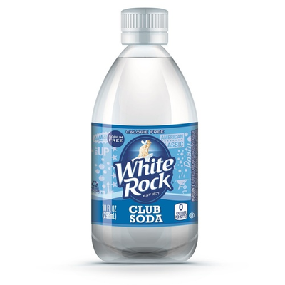 Product WHITE ROCK CLUB SODA 10 OZ BOTTLE 12 OZ