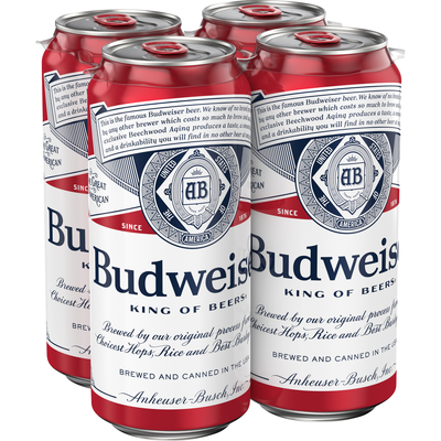 Product BUDWEISER 4PK 16OZ