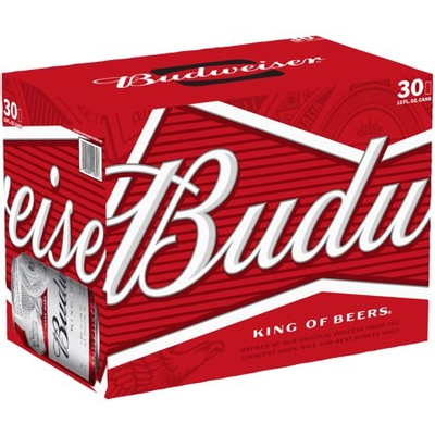 Product BUD CAN 30PK 12 OZ