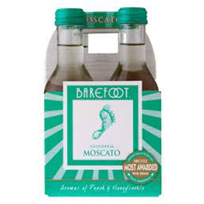 Product BAREFOOT MOSCATO 4PK 187ML