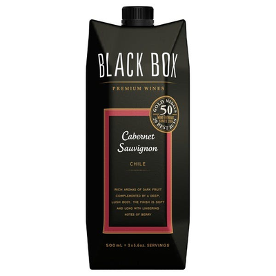 Product BLACK BOX TETRA PACK CABERNET SAUVIGNON 12 PACK