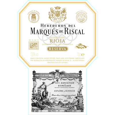 Product MARQUES RISCAL RIOJA RSV