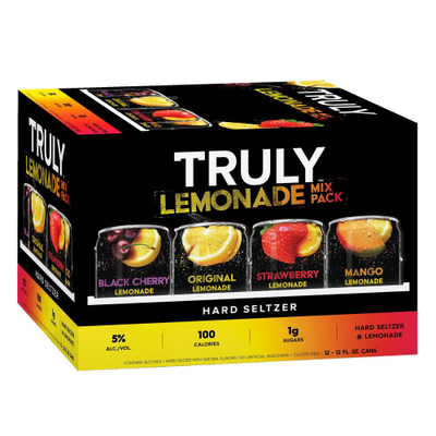 Product TRULY LEMONADE  SELTZER 12 OZ 12 PK CAN