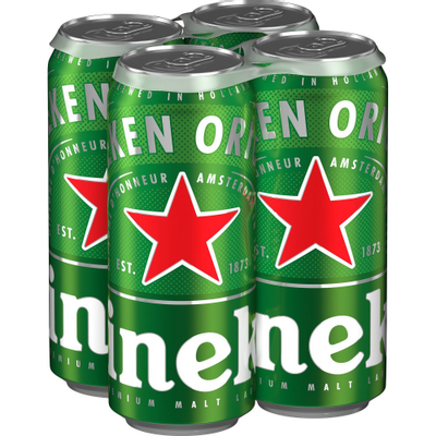 Product HEINEKEN CAN 4PK 16 OZ