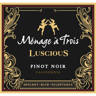 Product MENAGE A TROIS LUSCIOUS PINOT NOIR 750ML