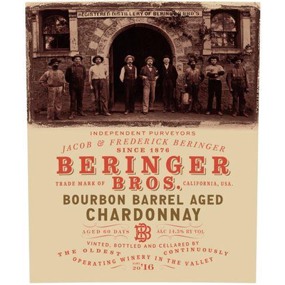 Product BERINGER BOURBON BARREL AGED CHARDONNAY 750ML