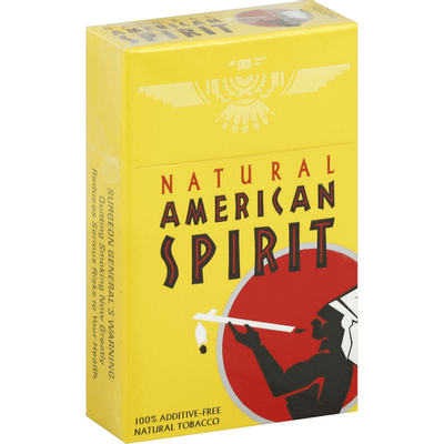Product AMERICAN SPIRIT YELLOW CIGARETTES