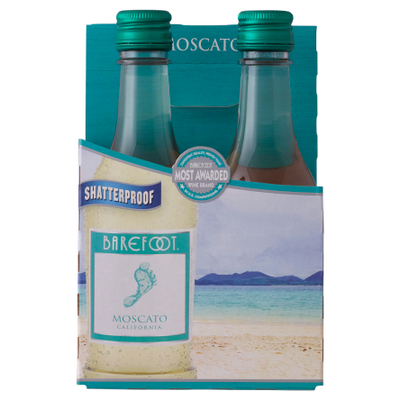 Product BAREFOOT MOSCATO 187 ML 4 PK 