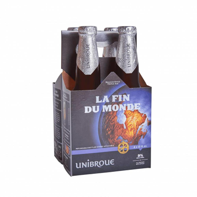 Product UNIBROUE LA FIN DU MONDE BOTTLE 4PK 12 OZ