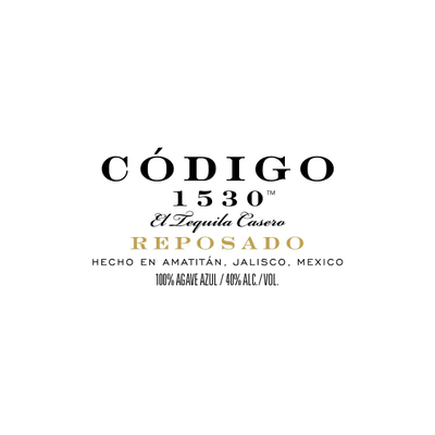 Product CODIGO 1530 REPOSADO TEQUILA 6PK