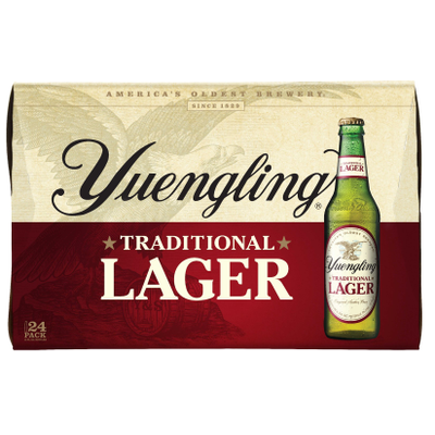 Product YUENGLING LAGER 24PK BOTTLE 12 OZ