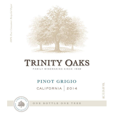 Product TRINITY OAKS PINOT GRIGIO