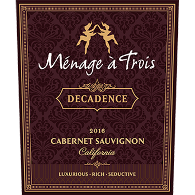 Product MENAGE A TROIS CABERNET DECADENCE 750ML