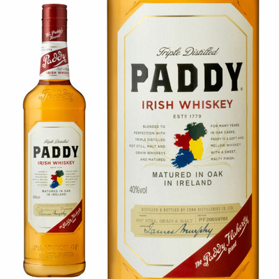 Product PADDY IRISH WHISKY 750ML