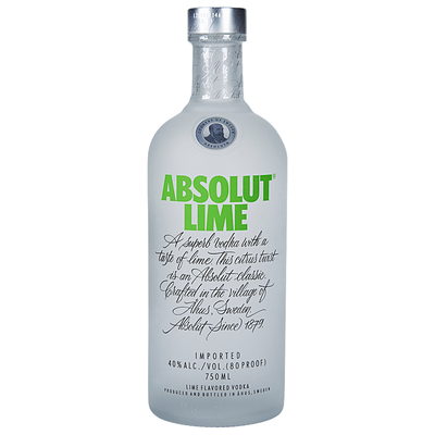 Product ABSOLUT  VODKA  LIME 750ML