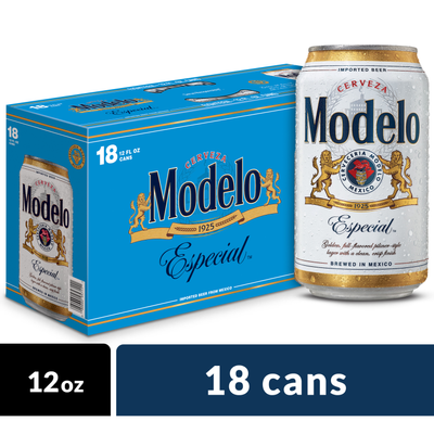 Product MODELO 18PK CAN 12 OZ
