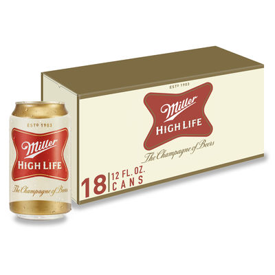 Product MILLER HIGH LIFE 12 OZ 18 PK CAN