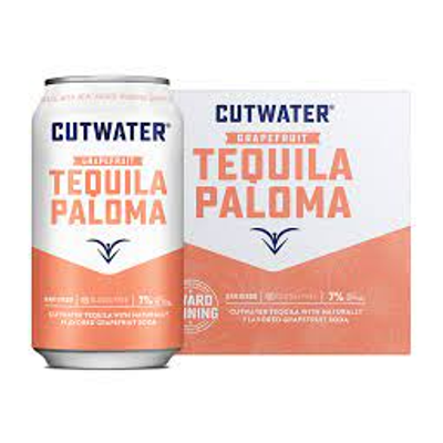 Product CUTWATER GF TEQUILA PALOMA 4PK