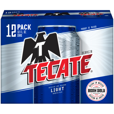 Product TECATE LIGHT 12PK 12 OZ