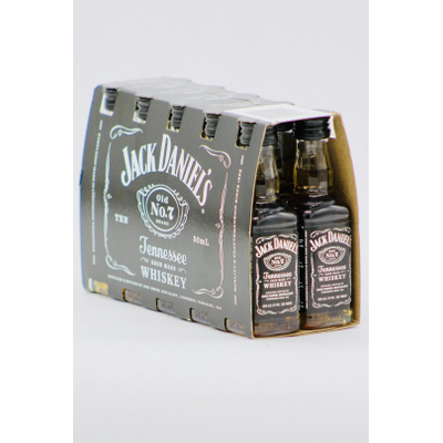 Product JACK DANIELS BLACK WHISKEY 50 ML