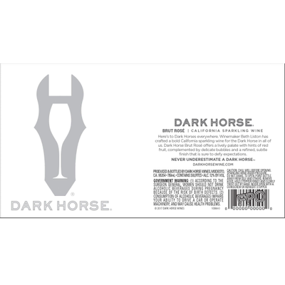Product DARK HORSE BRUT ROSE 750ML