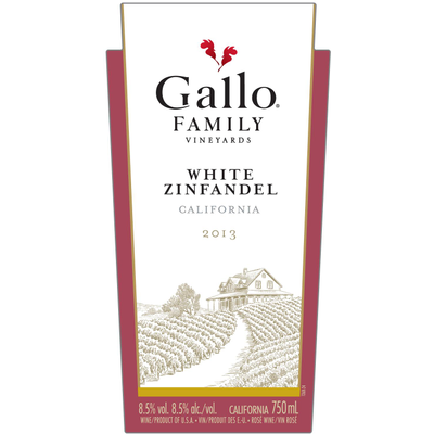 Product GALLO WHITE ZINFANDEL 750ML