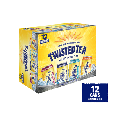 Product TWISTED TEA VARIETY 12 PK CAN