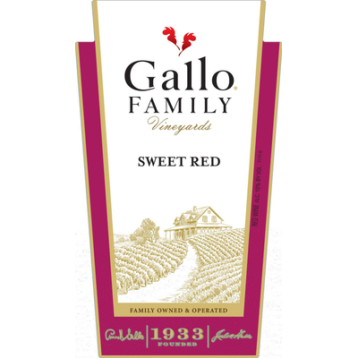 Product GALLO SWEET RED 750ML