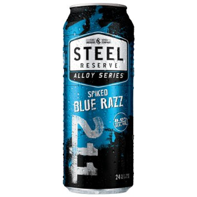 Product STEEL RESERVE SPKD BLUE RAZZ 24 OZ