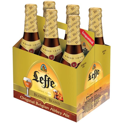 Product LEFFE BLOND ABBEY BELGIAN ALE 6PK 12 OZ