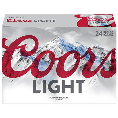 Product COORS LITE 24PC 12OZ CANS