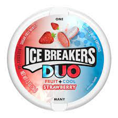 Product ICE BREAKERS DUO STRAWBERRY