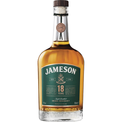 Product JAMESON IRISH WHISKEY 18 750ML