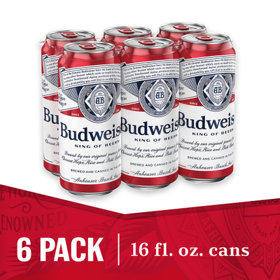 Product BUD CAN 6PK PET 16OZ