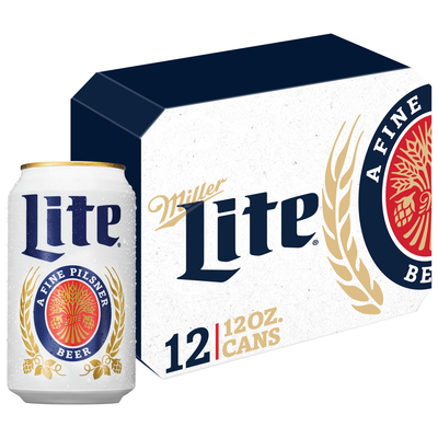 Product MILLER LITE CAN 12PK 12 OZ