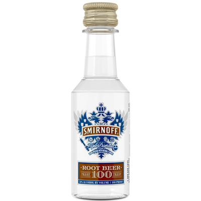 Product SMIRNOFF 50ML 100 PROOF ROOT BEER