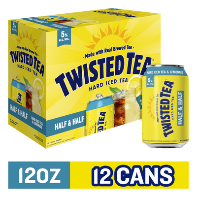 Product TWUSTED TEA HALF & HALF 12 OZ 12 PK CAN