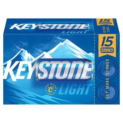 Product KEYSTONE LIGHT 15PK 12 OZ