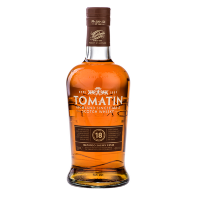 Product TOMATIN 18 YEAR SINGLE MALT HIGHLAND SCOTCH 750ML