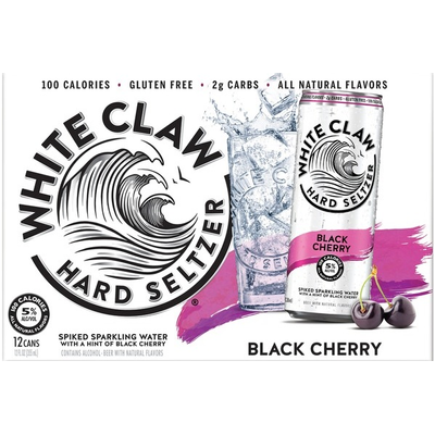 Product WHITE CLAW BLACK CHERRY 12PK