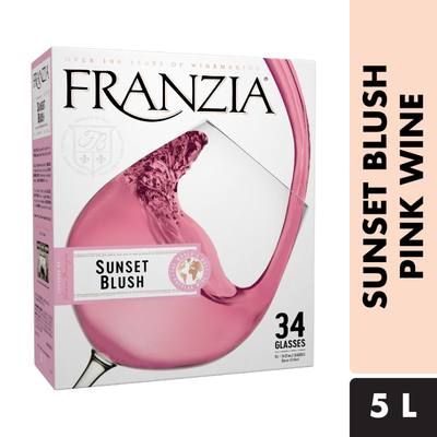 Product FRANZIA SUNSET BLUSH 5L