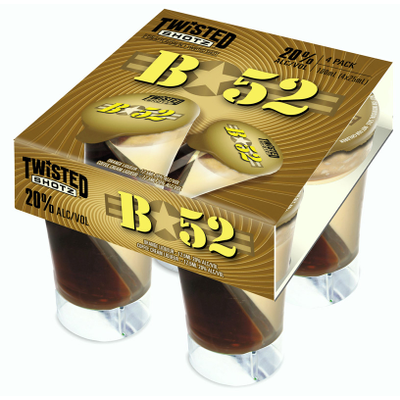 Product TWISTED SHOTZ B 52 4PK 100ML