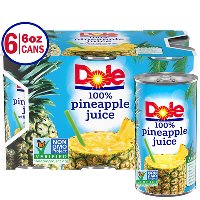 Product DOLE PINEAPPLE JUICE 6 OZ