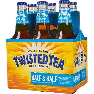Product TWISTED TEA HALF & HALF BOTTLE 6PK 12 OZ
