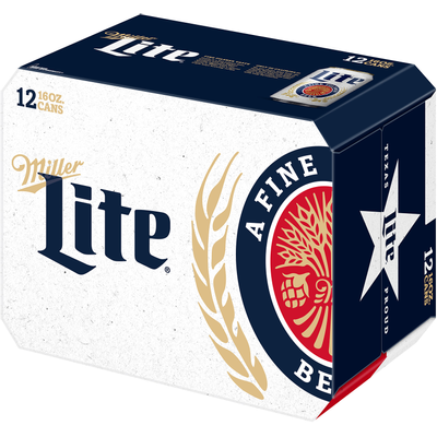 Product MILLER LITE 16OZ 12PK  CAN