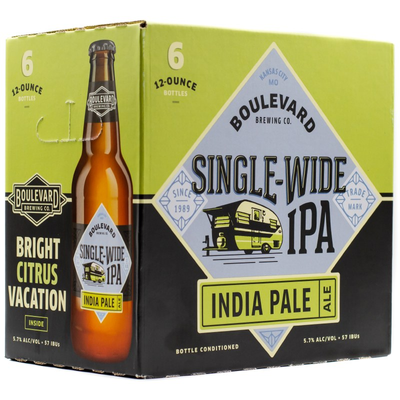 Product BOULEVARD SINGLE-WIDE IPA 6PK BOTTLE 12 OZ