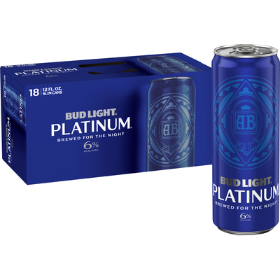 Product BUD LIGHT PLATINUM 18 PK CANS 12 OZ