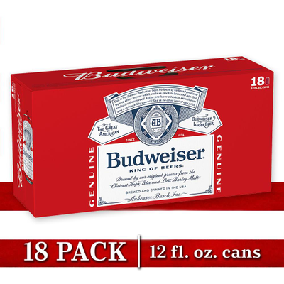 Product BUD CAN 18PK 12 OZ