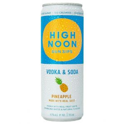 Product HIGHNOON PINEAPPLE VODKA & SODA 4 PK